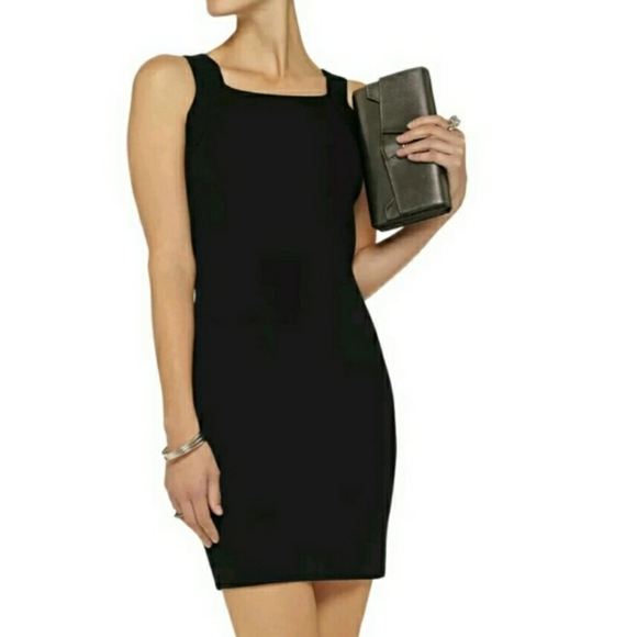 Alexander Wang Dresses & Skirts - NEW ALEXANDER WANG BLACK DOUBLE FACE DRESS SZ M